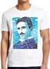 Nikola Tesla Art Paint Nerd Genious Cult Movie Music Gift Top Tee T Shirt M929