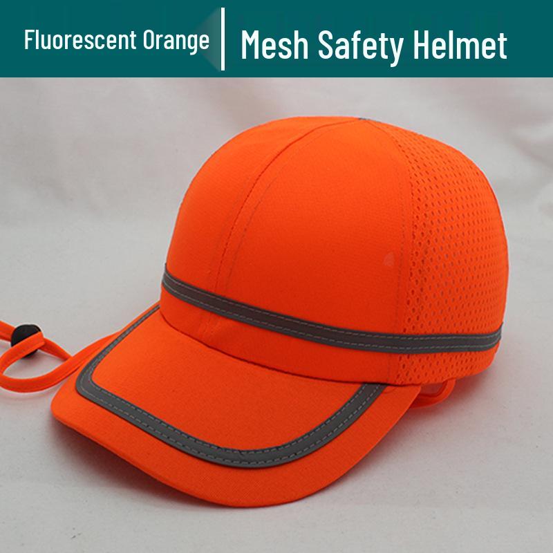 Lightweight Breathable Anti-Collision Bump Cap with Plastic Inner Shell for Construction