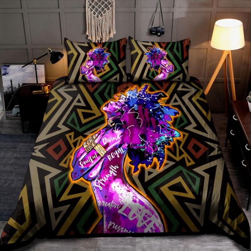 

Комплекты постельного белья с африканскими цветочными и фигурными узорами, мягкий пододеяльник, комплект постельного белья высокого класса Single 135x200cm