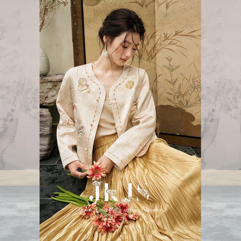 

JK&JS Playful Time Jacquard New Chinese Style Jacket L