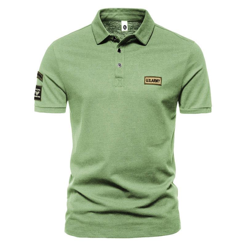 Men's Summer Casual Polo Shirts Moisture Wicking Athletic Short Sleeve Golf Shirts for Men Breathable Dry Fit Collared T-Shirts Lightweight Tee Tops