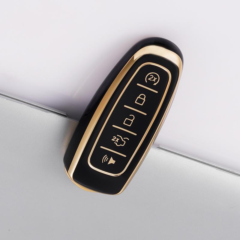 Key Cover for Car Tpu Car Key Case for Ford C-Max Escape Focus Car Remote Key Cover чёрный