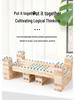 Educational Wooden Building Blocks for Kids – Creative Construction and Brain-Teasing Table Game