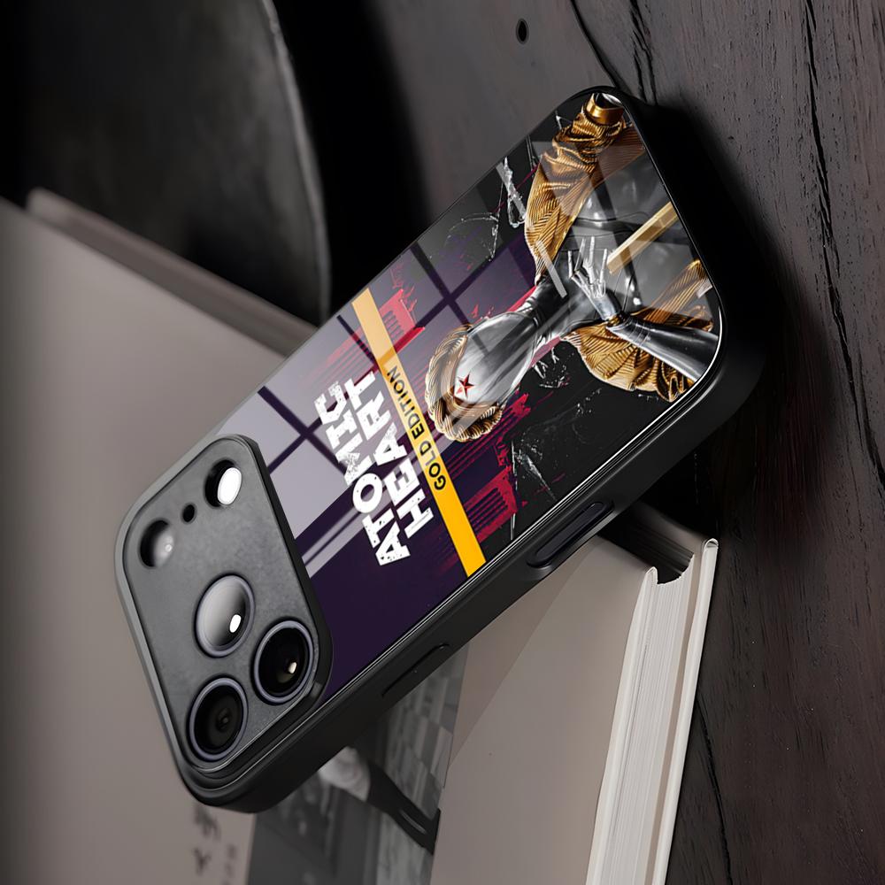 Atomic Heart Phone Case Glass For IPhone17 Air 16 15 17 14 Pro Max 13 12 11 Direct Selling X XS XR Plus For Samsung S 26 24 23