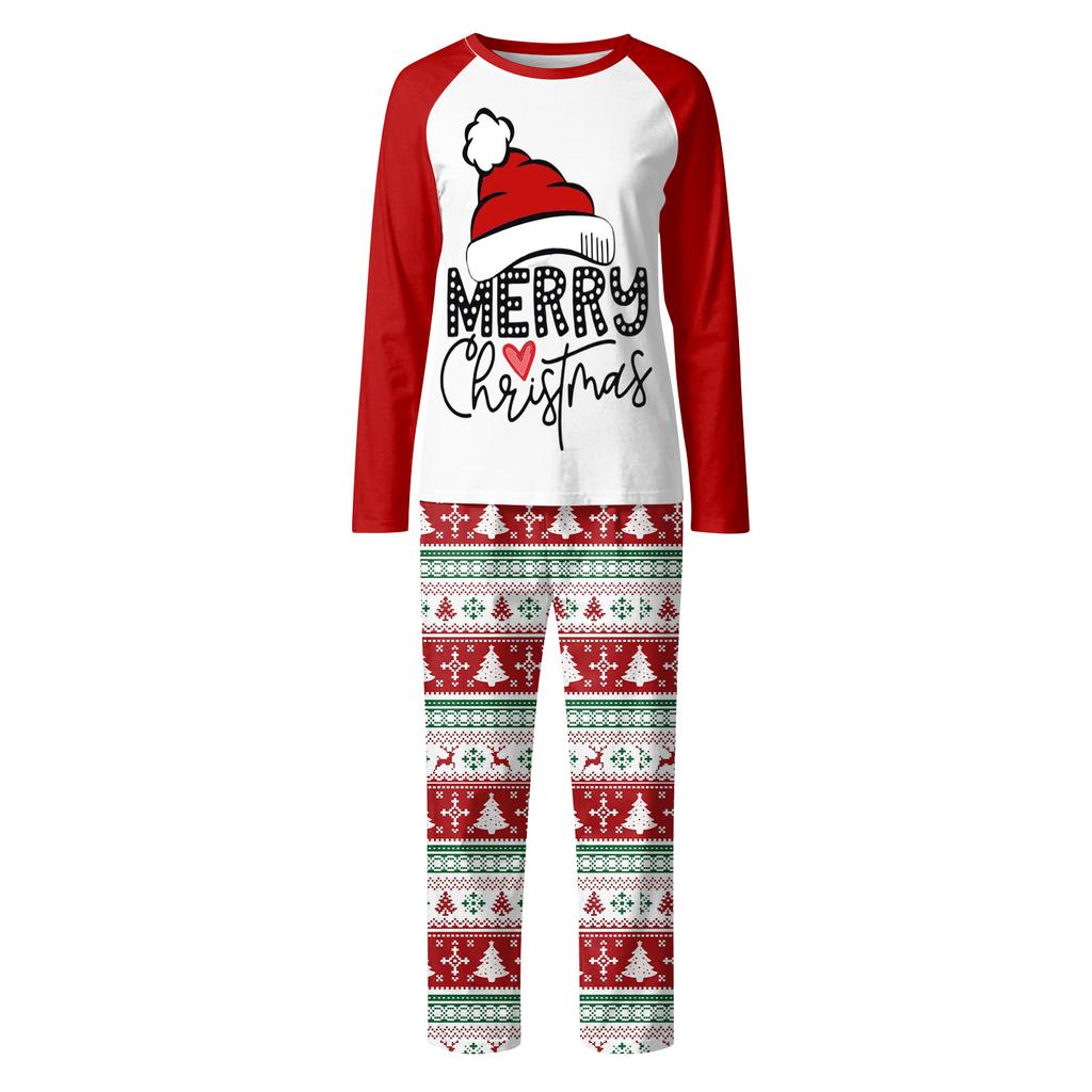 Family Matching Sets Pajamas, Loungewear Outfits,Family Matching Long Sleeve Tops+Pants Set