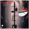 Adjustable Height Cat Tree for Indoor, Floor To Ceiling Cat Tower with Scratching Posts, Cat Condo, Hammock and Dangling Balls