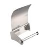 Cloakroom Toilet Wall Mounted Tissue Roll Holder Silver