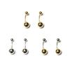 simple ball earring