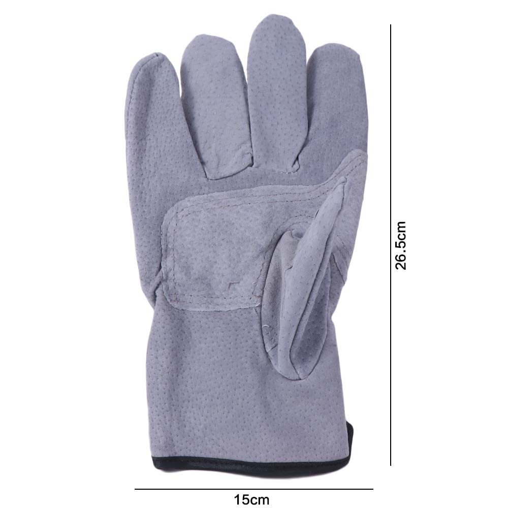Wear-resistant Welding Gloves Anti-Slip Labor Protection  Gloves Leather  Work Gloves  Workers