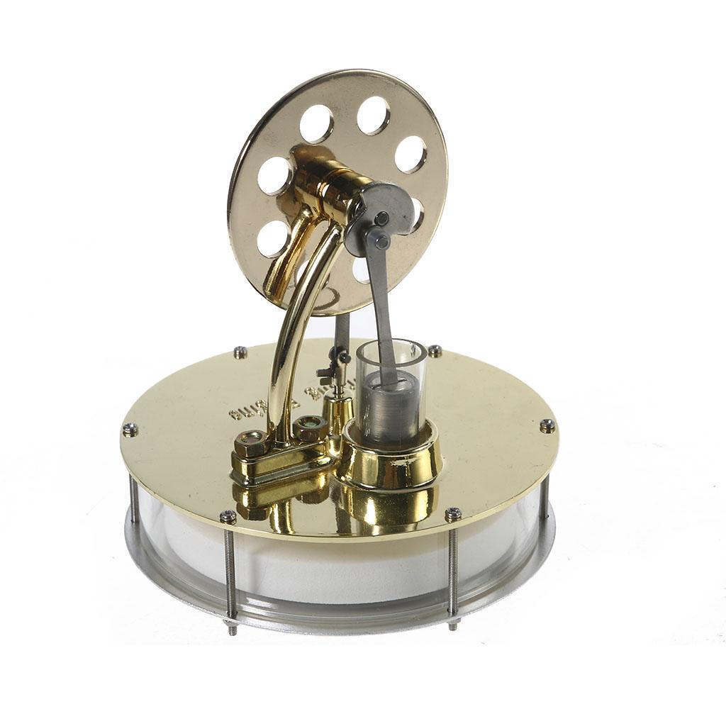 Low Temperature Stirling Engine Motor Steam Heat Education Model Toy Electricity Generator High-tech Desktop Ornaments 1
