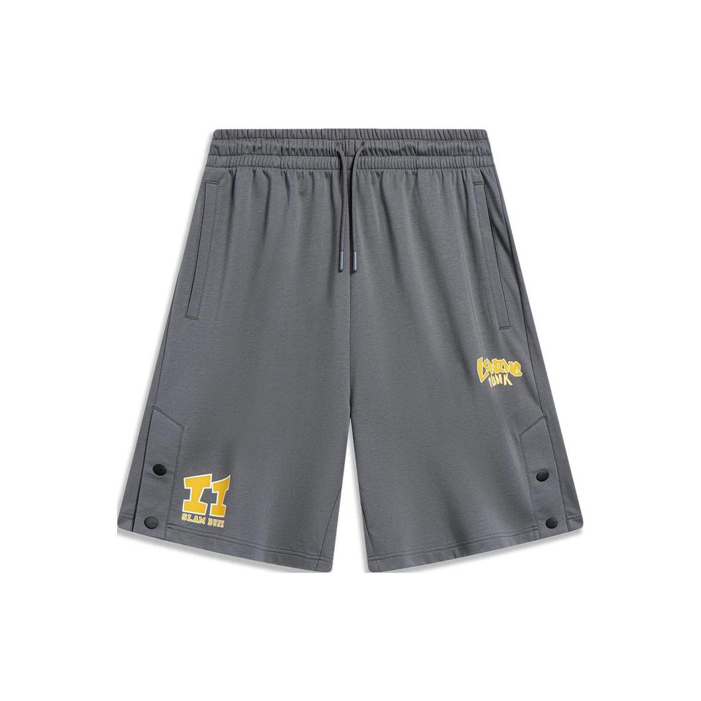 Li Ning Sports Life Collection Casual Shorts Men's Lead Gray AKST603-4