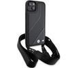 Bmw Bmhcp15S23Pscck Iphone 15 / 14 / 13 Czarny/Black Hardcase M Edition Carbon Stripe & Strap