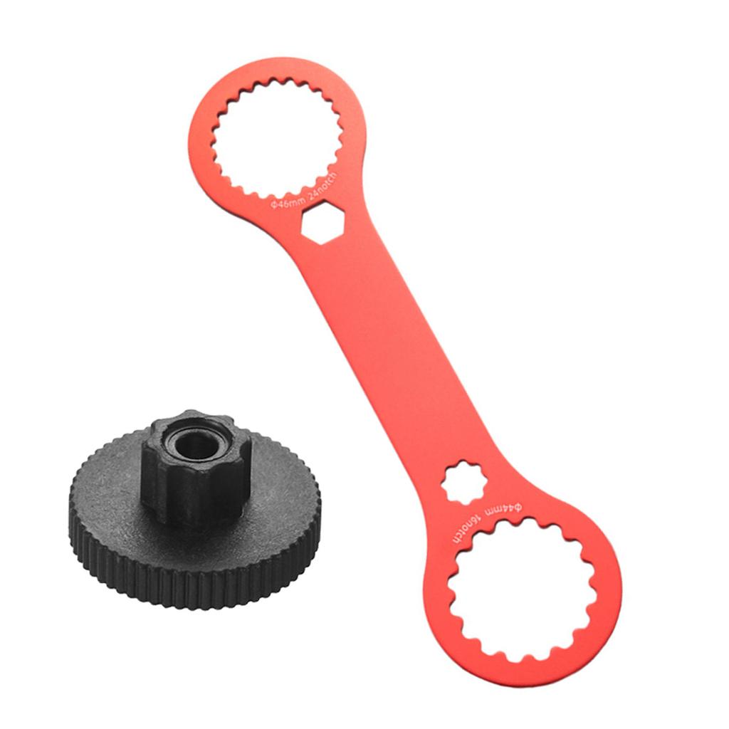 Aluminum Alloy Bicycles Bottom Bracket Central Axles Wrench Bikes Mechanic Removal Install Bottom Brackets Wrench Tool