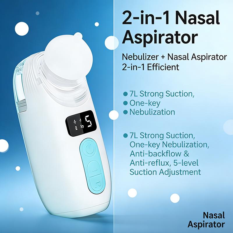 Affordable 2-in-1 Baby Nasal Aspirator & Nebulizer – Value-Packed Care