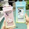 Universal Cartoon Waterproof Phone Case Pouch Swimming Underwater Photography Air Cushion Water Proof Bag Hanging Diving Pouch
