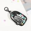 Clear PVC Miniature Doll Storage Bag Transparent Figure Display Bag with Keyring For Travel And Shopping Trips