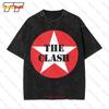 The Clash 'Sternenlogo' Vintage Oversized T-Shirt POQQ