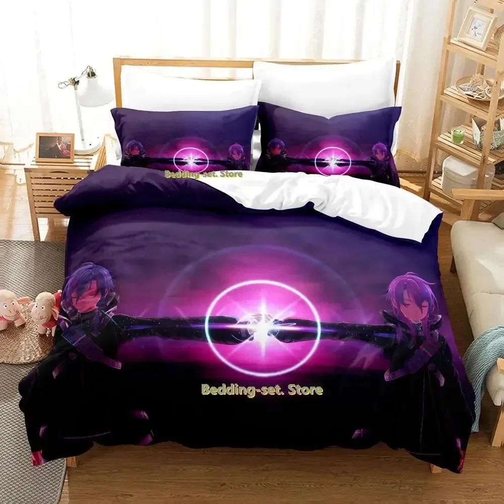 2023 The Legend Of Heroes Kuro No Kiseki 2 Bedding Set Single Twin Full Queen King Size Bed Set Teenager Bedroom Duvetcover Sets