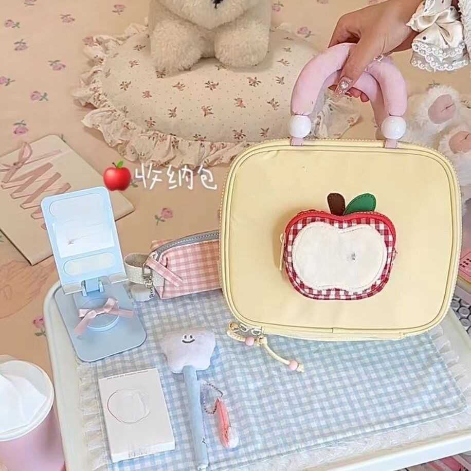 

Cosmetic bag Female cute girl Large capacity cosmetic bag Portable toilet bag Layered travel storage bag Easy to carry