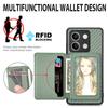 For Xiaomi Redmi Note 13 5G Case Carbon Fiber Texture PU Leather Coated PC+TPU Phone Shell