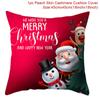 Christmas Cushion Cover  Decoration Home Santa  Decorations  Gift Navidad Happy New Year 2022