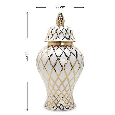 Large ceramic general jar home decoration vase ornaments porcelain vase tabletop decorations ceramic vase home decoration