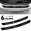 Carbon Fiber Car Trunk Rear Bumper Guard Anti Scratch Protective Stickers For Accord Mugen CRV Civic Fit CITY Jazz Odyssey