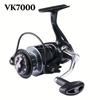 Double-handed Spinning Reel Stainless Steel and Nylon Large Capacity Metal Wire Cup High Speed Ratio Seamless Long Distance Bait Casting Fishing Wheel