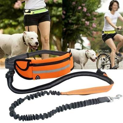Hands Free vodítko pro psy s pasovým vakem Reflexní elastický pás Sada nylonových vodítek na běhání pro psa Postroj pro domácí mazlíčky Příslušenství pro domácí mazlíčky