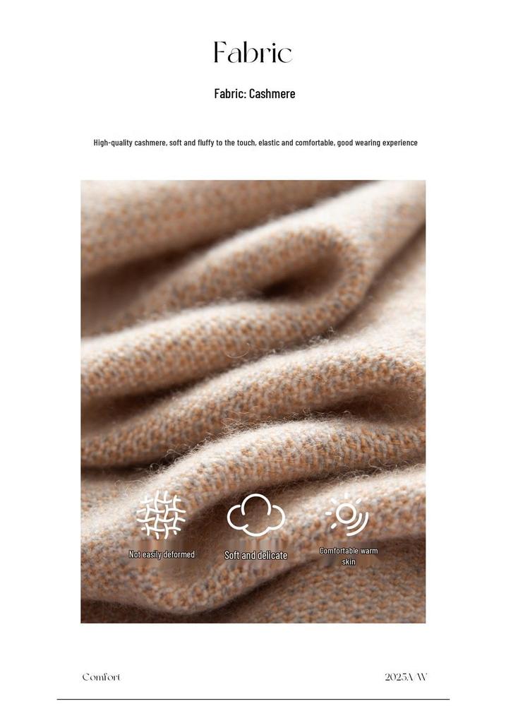 Women's Heavyweight Cashmere Hooded Cardigan - Soft, Elegant Autumn/Winter Outerwear Sweater