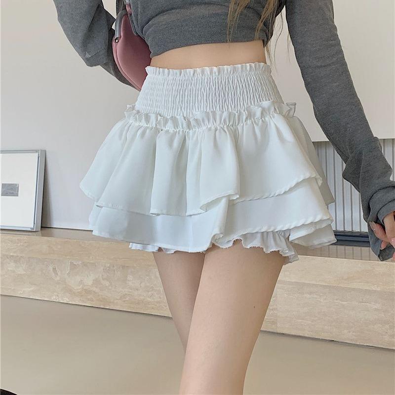 Elegant Summer High-Waist Ballet Skirt: Sweet & Spicy Slim Puffy Design