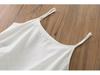 2025 Summer Irregular Hem Spray Paint Strappy Dress for Travel Photography