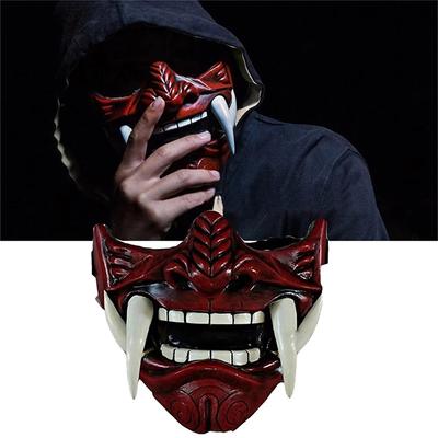 Japán szamuráj Oni démon maszk Halloween démon szamuráj cosplay horror prajna gyilkos maszkok parti jelmez kellékek