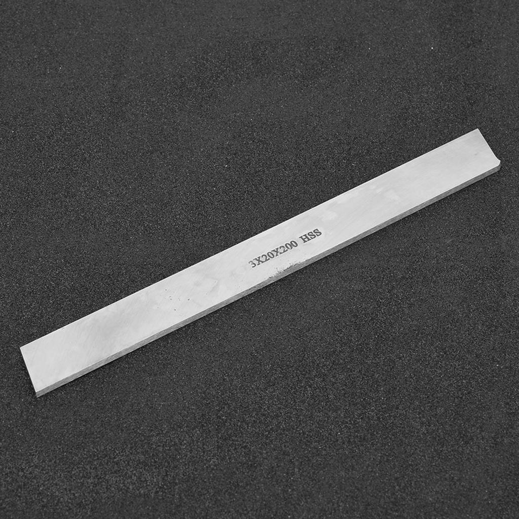 HSS High Speed Steel Lathe Turning Tool Square White Steel Bar Strip (3*20*200mm)