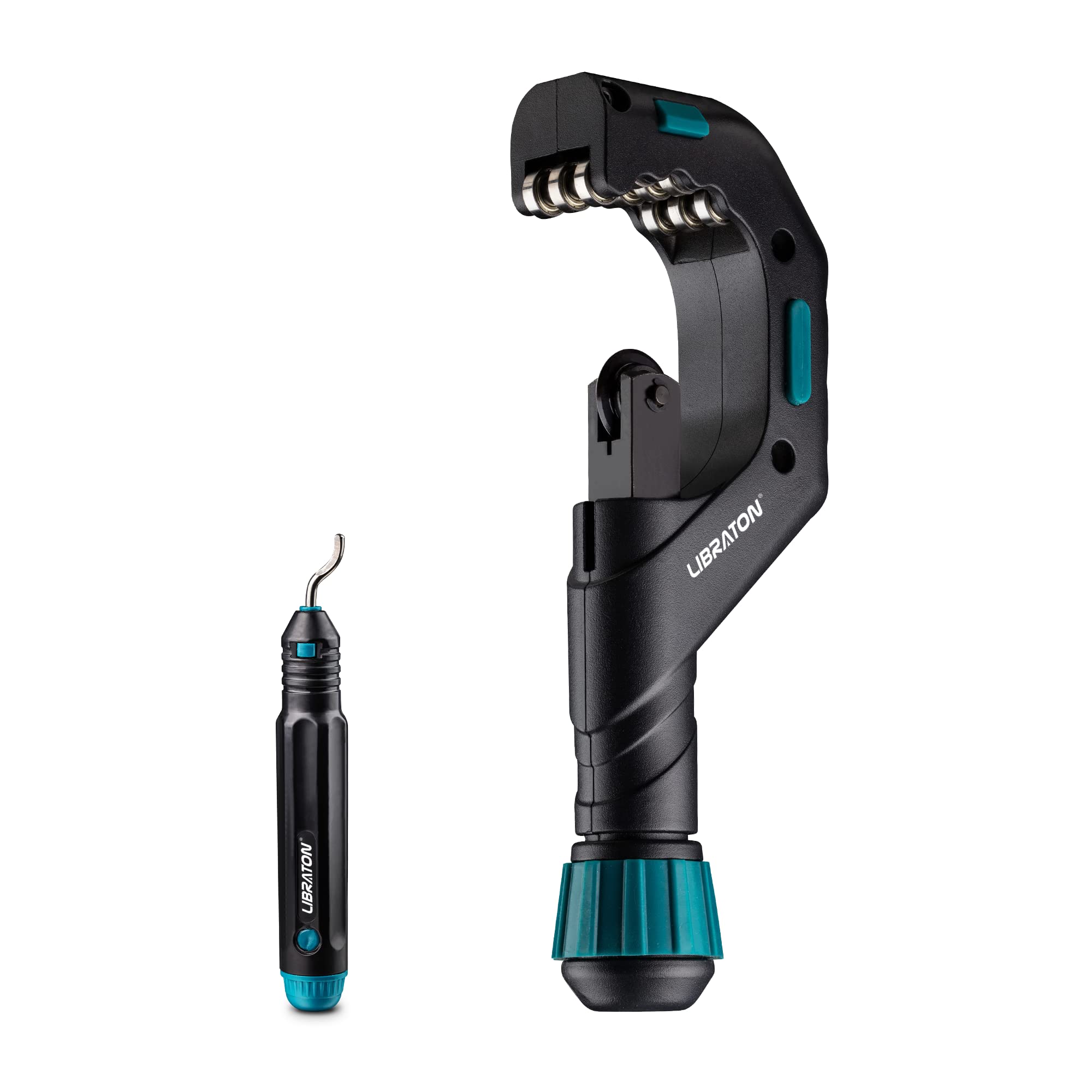 

LIBRATON Pipe Cutting Capacity Stainless Steel Tube Cutter with HSS Deburring Compatible with Stainless and PVC Pipes Cutter, 6-70mm, Bar, Copper, синий