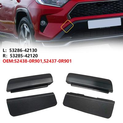 4 Stück Auto Frontstoßstange Abschlepphaken Ösenabdeckung Deckel Anhänger Zugabdeckung Für Toyota RAV4 LE Autozubehör