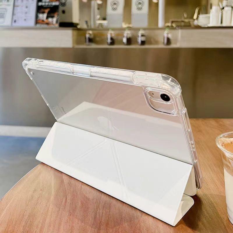 Dreifach faltbare und Y-förmige magnetische Tablet-Hülle für IPad 12. A18 2026 A16 2025 Air8/7/6/5/4 IPad Air 11 13 M3 M2 M4 M5 Pro 11 13 12.9. 10.9 10.5 10.2 9.7
