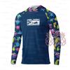 Pelagic Fishing Suit Men's Spring, Summer and Autumn Long Sleeve Sunscreen Hooded T-Shirt Breathable Luya Fishing Suit UV Protection