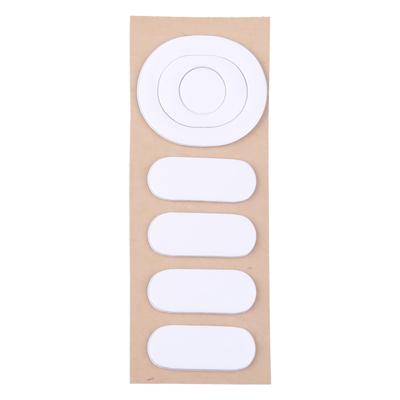 1 Set 0.6mm Thickness Replace White Curve Edge Mouse Feet Mouse Skates For G304 G305 Mouse