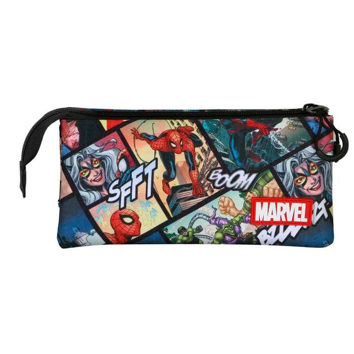 Trousse Triple - Spiderman Panels - Multicolore - Taille Unique