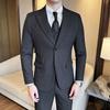 Hengyuanxiang Men's Wool Blend Business Suit
