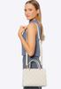 Wittchen Woman's Eco-Leather Case With Embossed Signature, Small, Cream, Cream, Eco-Leather