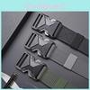 Fashionable Alloy Buckle Men's Nylon Woven Waist Belt For Men And Women