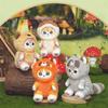 Raccoon Plush Pendant Keychain Cute Doll Small Gift