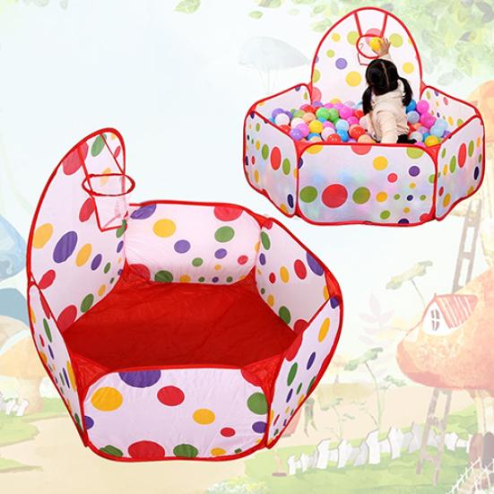Barn Barn Ocean Ball Pit Pool Game Play Hoop Innendørs Utendørs Ball Leketøy Telt