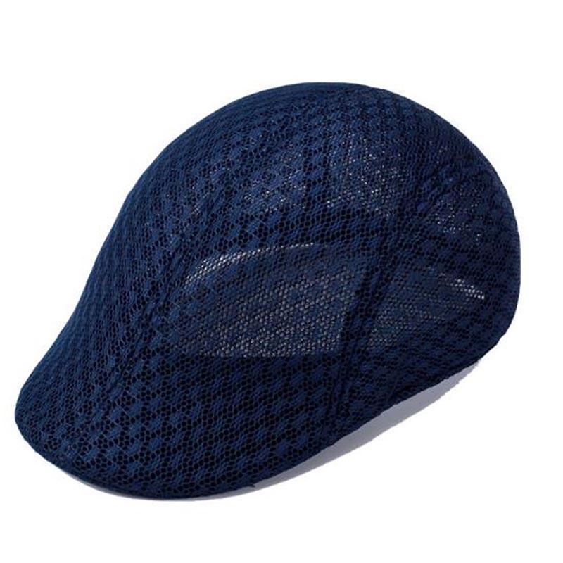 Elegant And Timeless Summer Mens Breathable Mesh Beret For Effortless Style