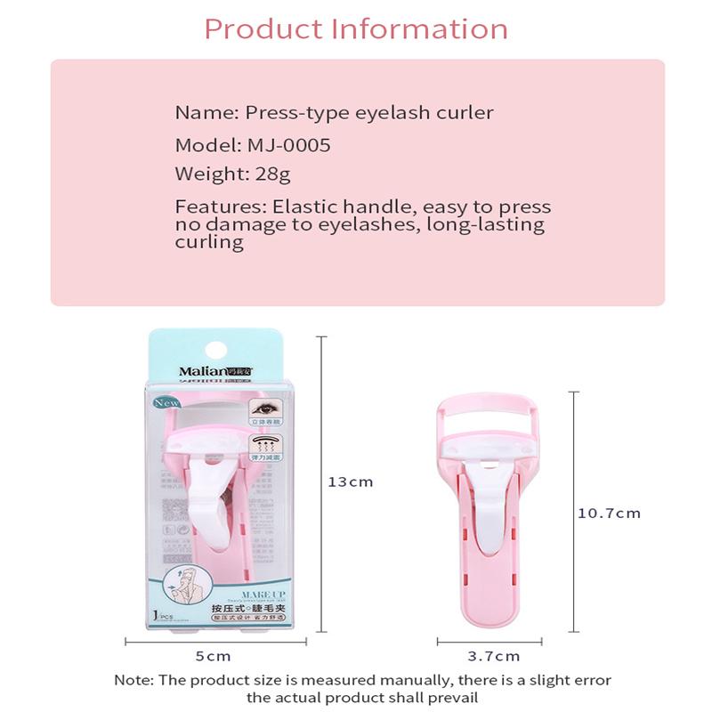 Press Type Natural Curling Eyelash Curler Lasting Styling Local Sunflower Portable Clip Wide Angle Eyelash Lift Aid