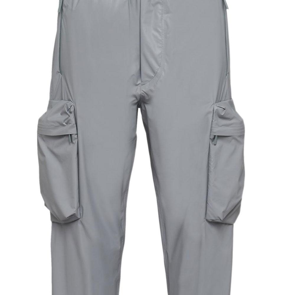 PRADA Cargo Pants Men's Silver Moderate SPH56-1T2Y-F0024-S-201