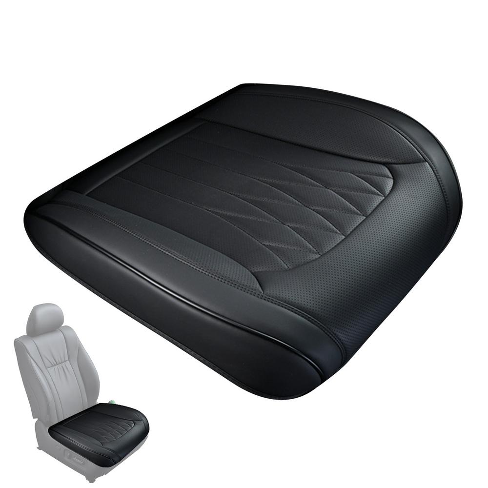 PU Leather Car Seat Cover Protector Auto Front Seat Protector Waterproof Anti Slip Driver Seat Cover For Cars Trucks SUVs RVs