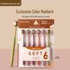 Maillard Adult Soft Bristle Toothbrush 6-Pack with Wide Head for Household Use